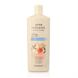 Avon Naturals Peach Velvet Şampuan ve Saç Kremi